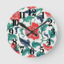 Recherche de motif floral horloges Jardin