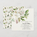 Recherche de white floral bridal shower invitations Blanc
