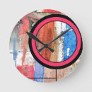 Recherche de médias horloges Acrylique