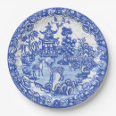 Search for blue willow plates Blue and white