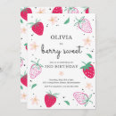 Recherche de strawberry anniversaire invitations Fête de fraise