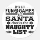 Search for fun and games stickers Santa claus