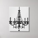 Search for chandelier canvas prints Black