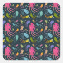 Search for octopus cartoon stickers Sea