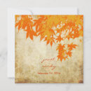 Search for maple leaves invitations Fall