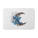 Search for crescent bath mats Blue