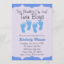 Search for trendy baby boy shower invitations Twins