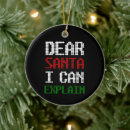 Search for naughty santa ornaments Merry christmas