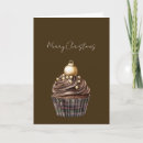 Search for cupcake christmas cards Red