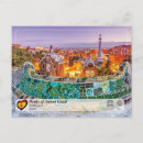 Recherche de güell de parc cartes postales Gaudi
