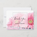 Search for pink gerbera thank you cards Pretty