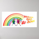 Search for welcome classroom posters Rainbow