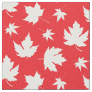 Search for canadian fabric Red and white
