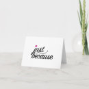 Search for because note cards Just