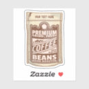 Search for roasted coffee stickers Cafe