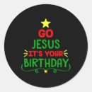 Search for its your birthday stickers Santa claus