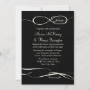 Recherche de symbole infini invitations Élégant