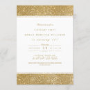 Search for faux gold glitter invitations Chic