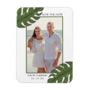 Search for palm leaves save the dates Tropical