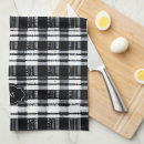 Search for black and white checkered tea towels Buffalo plaid