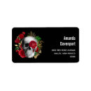 Search for red white and green return address labels Floral