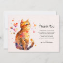 Recherche de coeur de chat vœux cartes Tabby