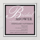 Recherche de lilac bridal shower invitations Classique