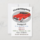 Search for hot rod birthday invitations Vintage