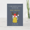 Search for beer christmas cards Reindeer