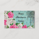 Recherche de rose dentelle cartes visite Blanc