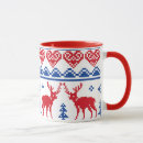 Search for nordic pattern mugs Reindeer