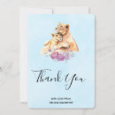 Recherche de bouquet et un chat vœux cartes Aquarelle