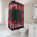 Search for christmas plaid shower curtains Black