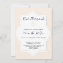 Search for modern art bar bat mitzvah invitations White