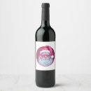 Search for santa claus wine labels Xmas