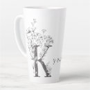 Search for floral monogrammed mugs Floral botanical monogram
