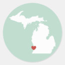 Recherche de michigan stickers Coeur