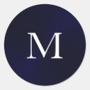 Search for metallic blue stickers Monogrammed