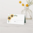Search for sunflower place cards Greenery