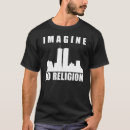 Search for imagine no religion tshirts God