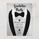 Search for tuxedo party invitations Silver