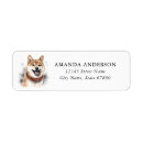 Search for shiba return address labels Puppy