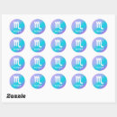 Search for scorpio sign stickers Blue