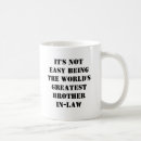 Search for brother in law mugs Greatest
