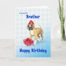 Search for a brother dog birthday birthday cards Cute