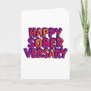 Search for sober birthday cards Milestone
