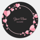 Search for heart wedding stickers Vintage