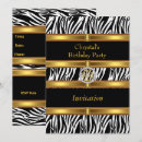 Search for zebra print party invitations Unique