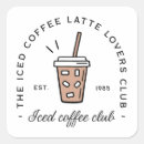 Search for iced coffee stickers Latte