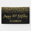 Search for 80th birthday for women posters Gold